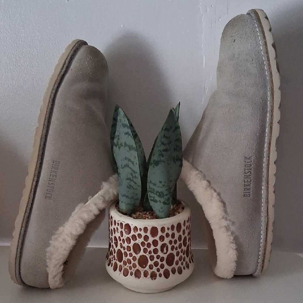 Birkenstock Zermatt EU 38 / Women’s 7–7.5 Shearling Clog Slippers - Picture 13 of 14